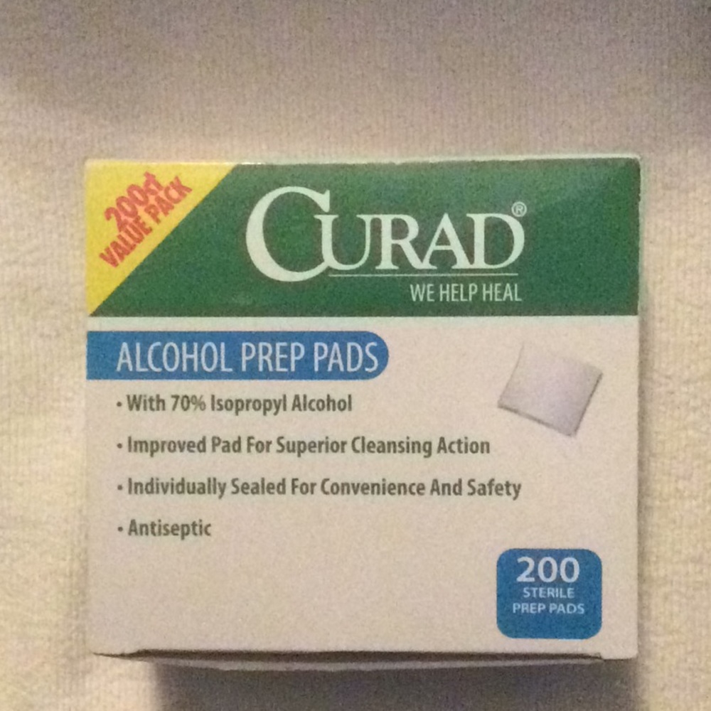 90 Curad Alchohol Prep Pads